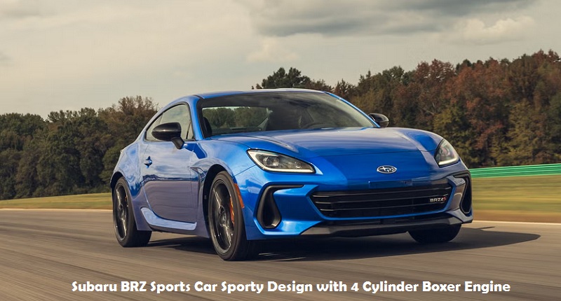 Subaru BRZ Sports Car Sporty Design with 4 Cylinder Boxer Engine